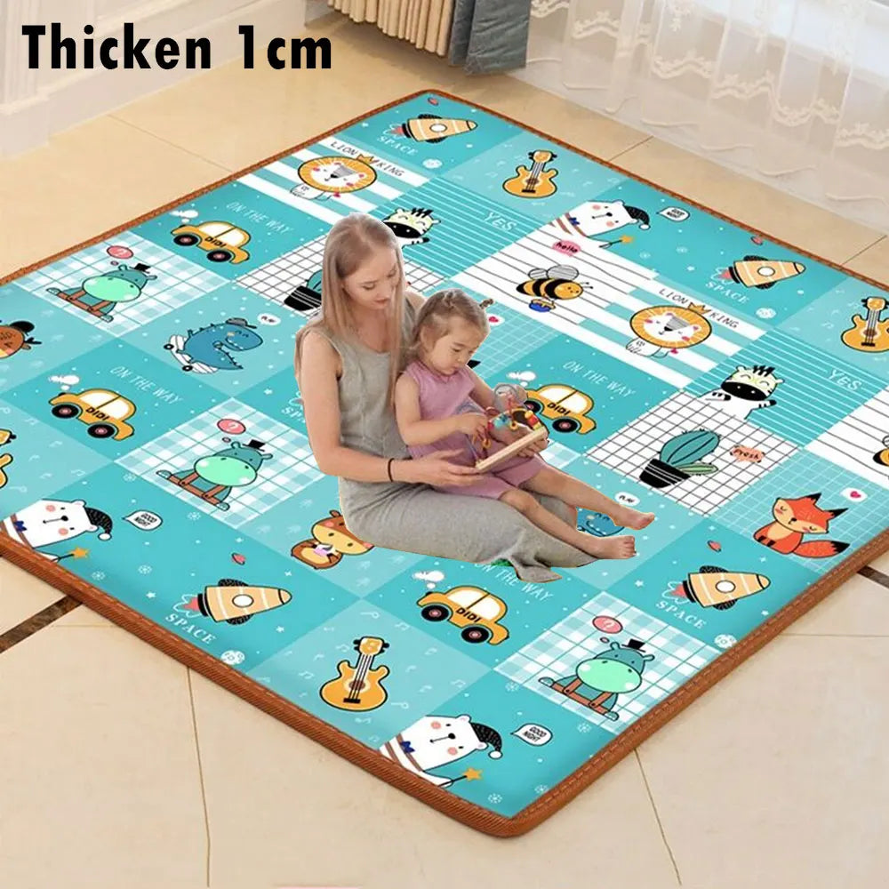 Foldable Baby Play Mat Waterproof Soft Floor Playmat
