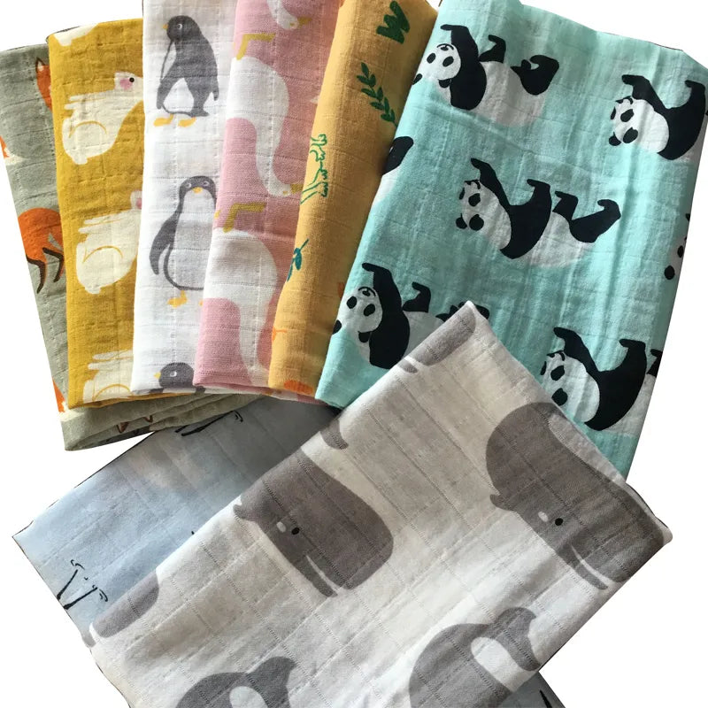 Soft Organic Cotton Bamboo Baby Blanket