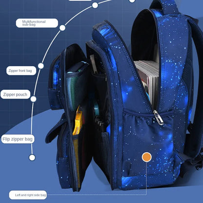 Boys Waterproof School Backpack