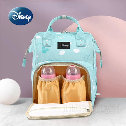 Disney Mickey Diaper Bag Backpack - Large Capacity Cartoon Baby Bag