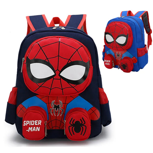 Disney Super Heroes Backpack for Kids - Cartoon 3D Stereo Kindergarten Backpack