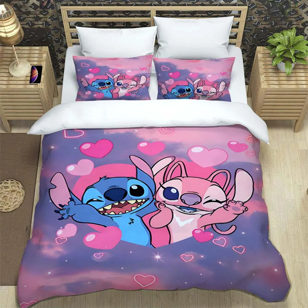 Disney Stitch Duvet Cover Set - Kids Bedding
