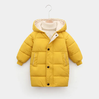 Kids Down Long Outerwear Winter Clothes