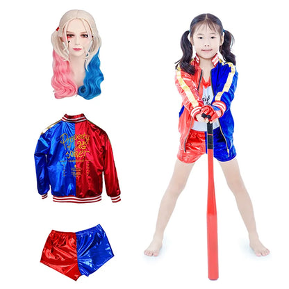 Halloween Suicide Cosplay Costume Set - Harley Quinn Squad