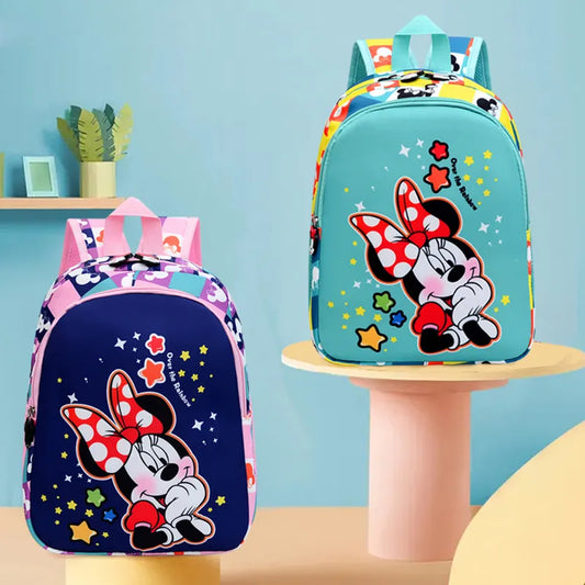 Minnie Mouse Cartoon School Bag for Girls - Primary Students Backpack