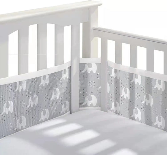 Breathable Baby Bed Bumper - Set of 2