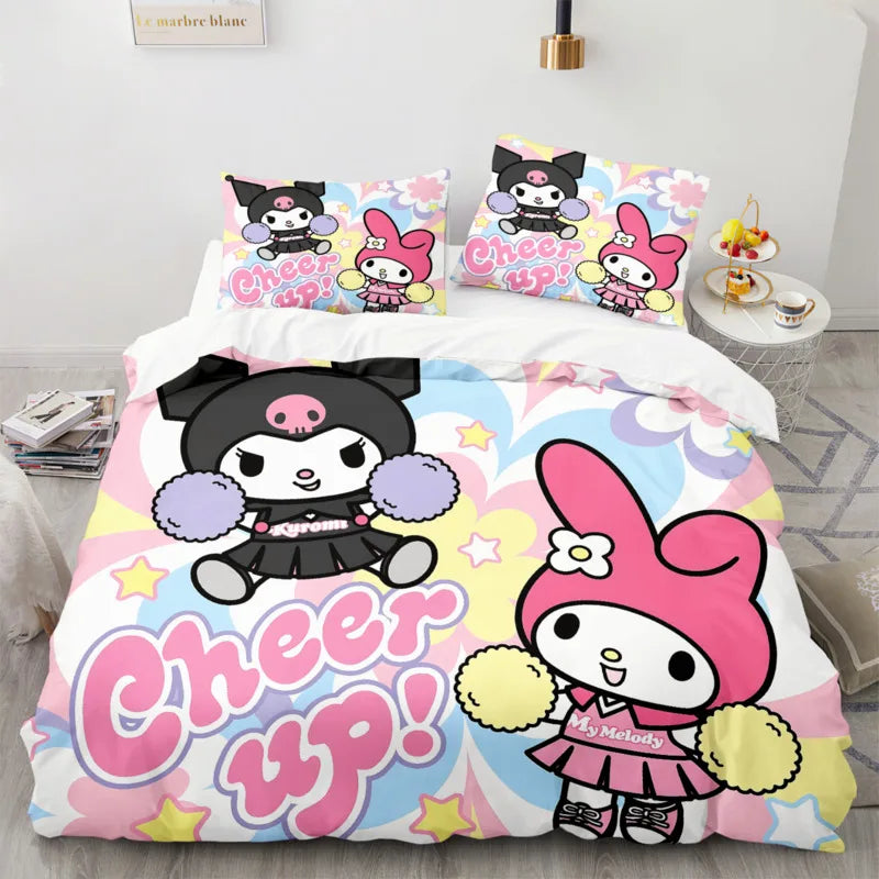 Sanrio Hello Kitty Kuromi Melody Bedding Set