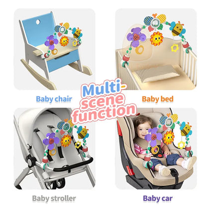 Baby Toy Stroller Arch Musical Rattle Hanging Bed Bell - Educational Toys