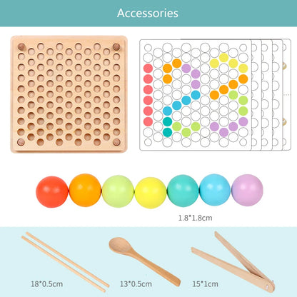 Wooden Beads Game Montessori Educational Toy
