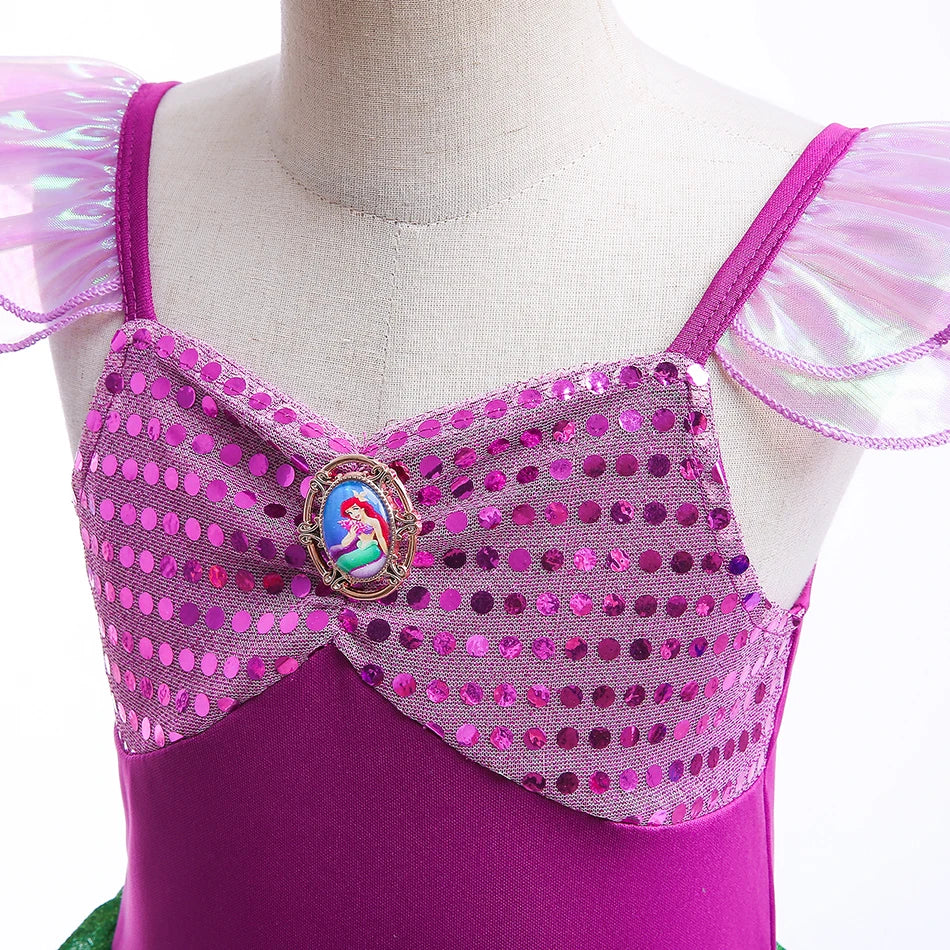 Disney Little Mermaid Ariel Princess Dress for Girls