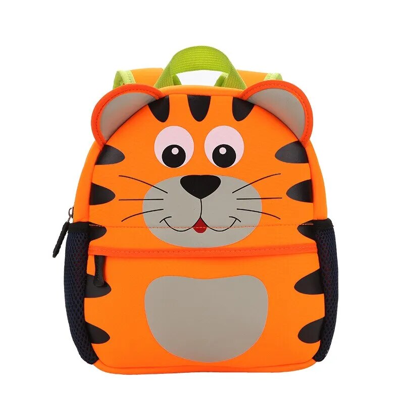 3D Children School Bags - Cartoon Animal Design