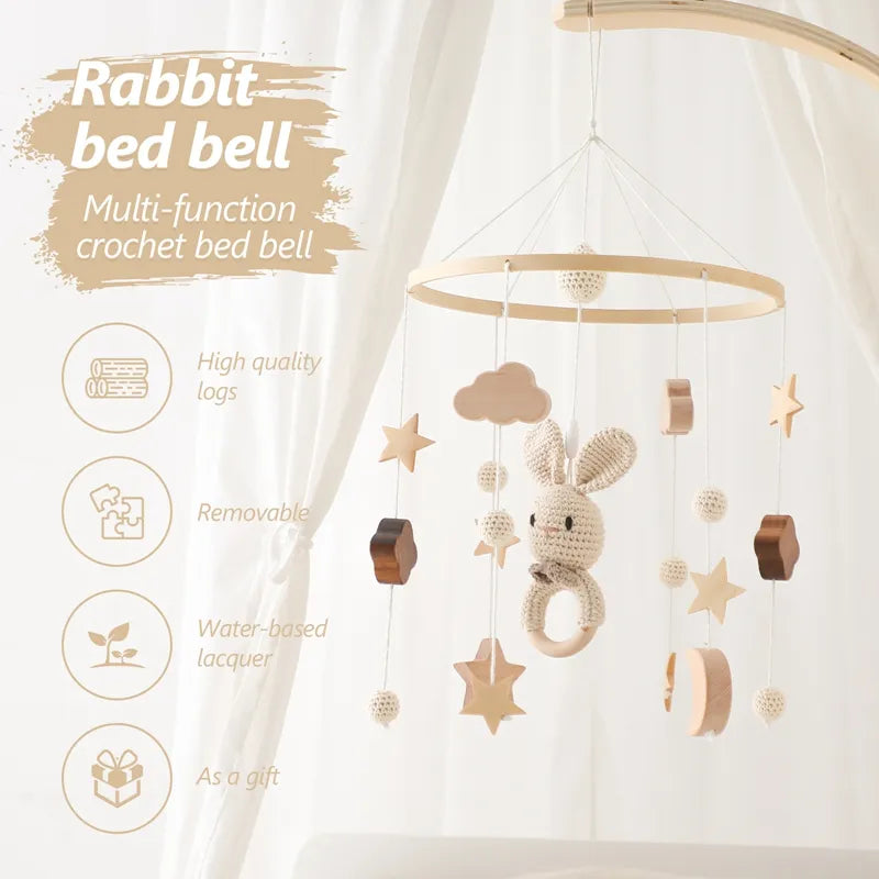 Baby Cloud Rattles Crib Mobiles Toy