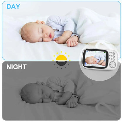 VB603 Video Baby Monitor 2.4G Mother Kids Two-way Audio Night Vision Video Surveillance Cameras With Temperature display Screen