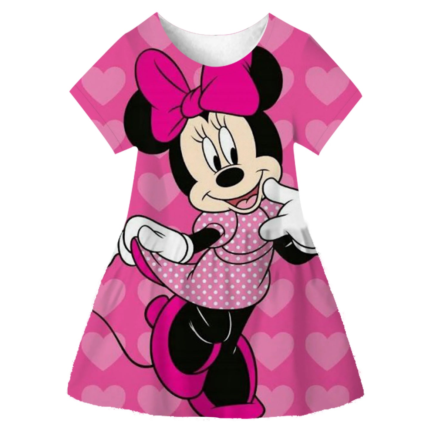 Disney Minnie Mouse Baby Girl Dress - Cosplay Princess Costume for Girls Kids Birthday Christmas Party