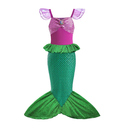 Disney Little Mermaid Ariel Princess Dress for Girls