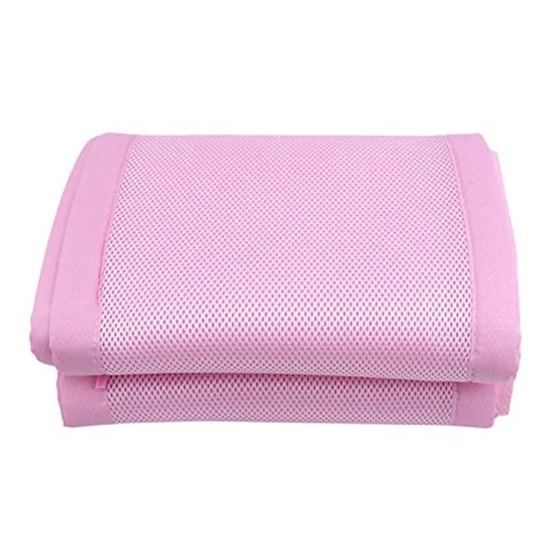 Breathable Mesh Cot Bumpers for Newborn - Solid Colors - All Seasons