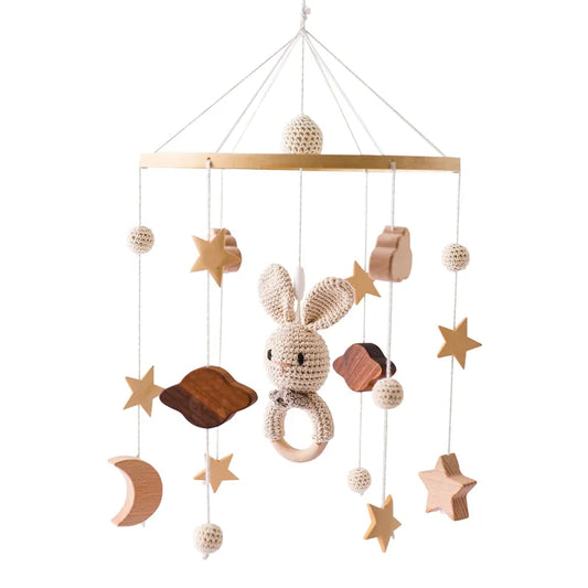 Baby Cloud Rattles Crib Mobiles Toy